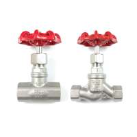 DN15 SS304 CF8 Stainless Steel S type Threaded Water Globe Valve