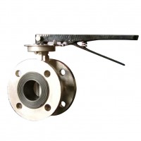 4 inch stainless steel double flange ss 316 butterfly valve