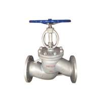 DN150 DIN BS flanged seal y type steam globe valve