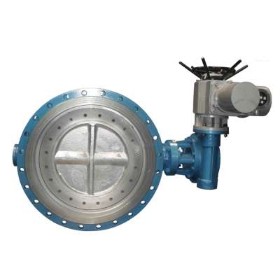 Hard metal graphite seat flange 3 three triple eccentric butterfly valve