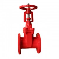 4 inch DN100 rising stem resilient seat gate valve with Ductile iron Body 2CR13 handwheel